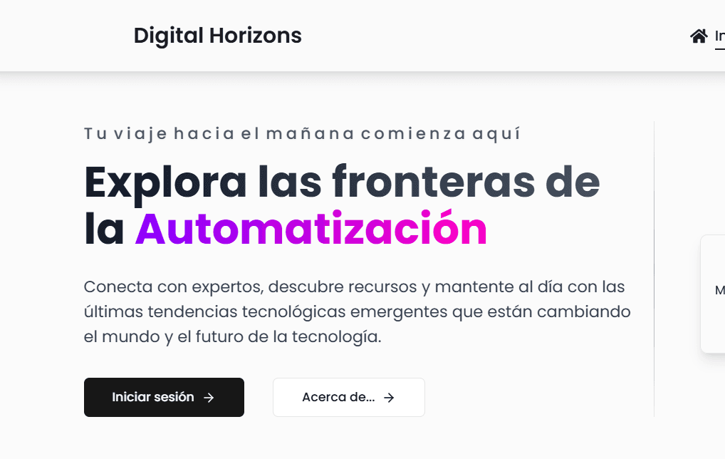 Digital Horizons
